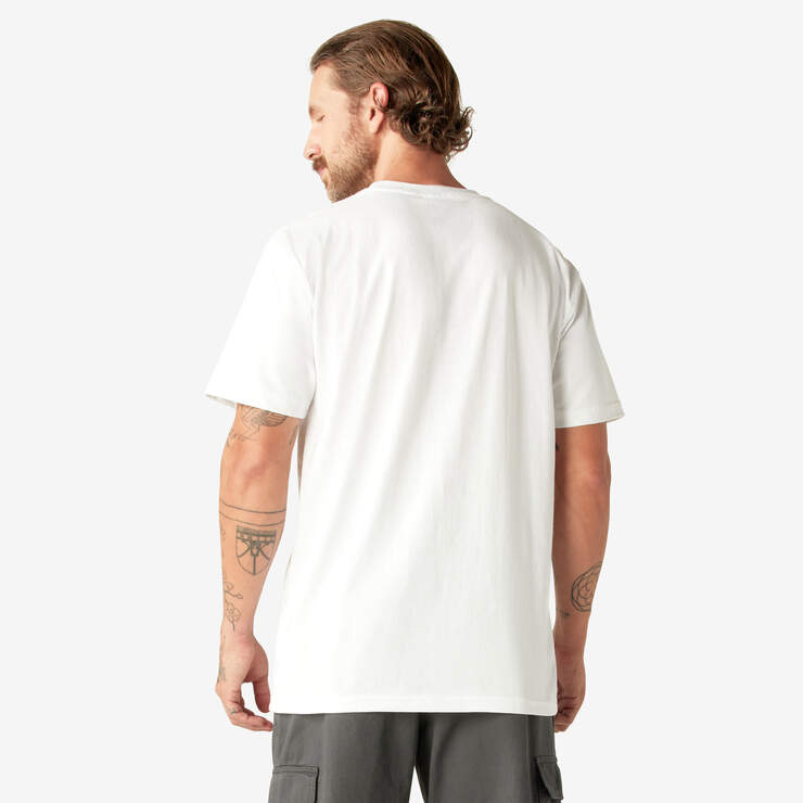 Men's Trend Loose Solid Color Crewneck Cotton Short Sleeve T-shirt Top