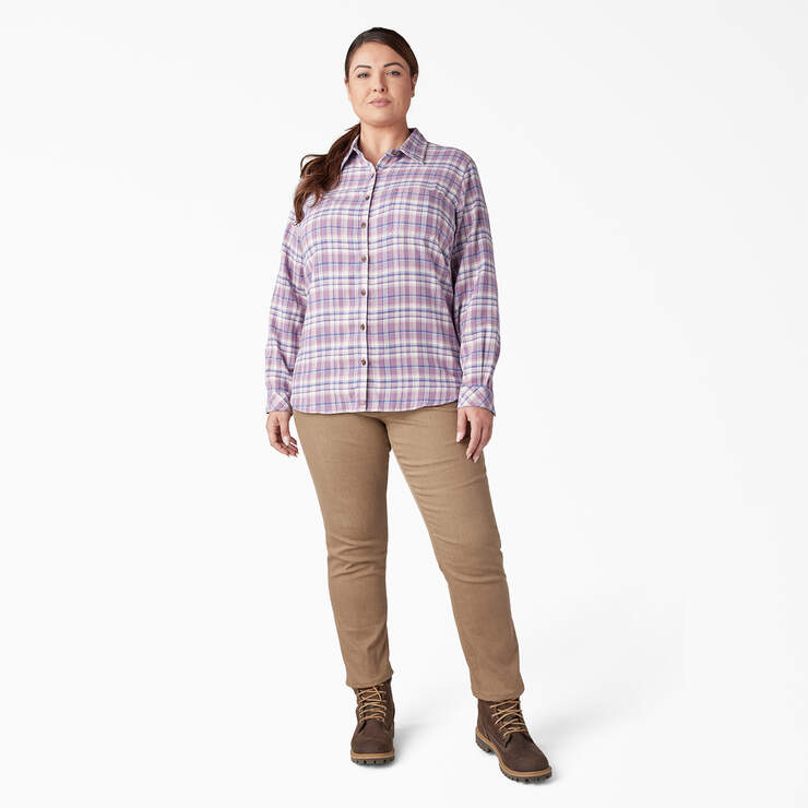Women's Long Sleeve Plaid Shirt  Dickies Canada - Dickies Canada