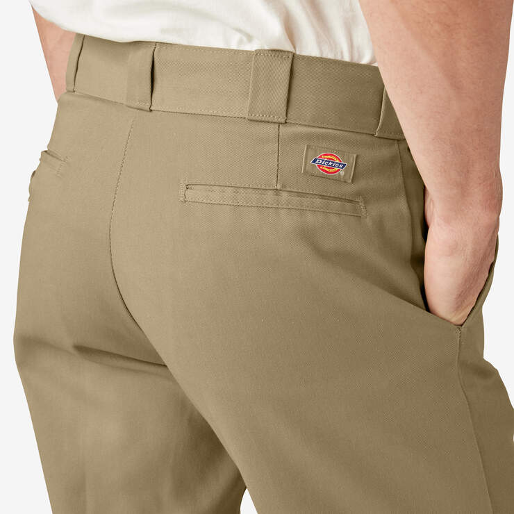 Dickies 874 Work Trousers In Khaki Straight Fit-Neutral