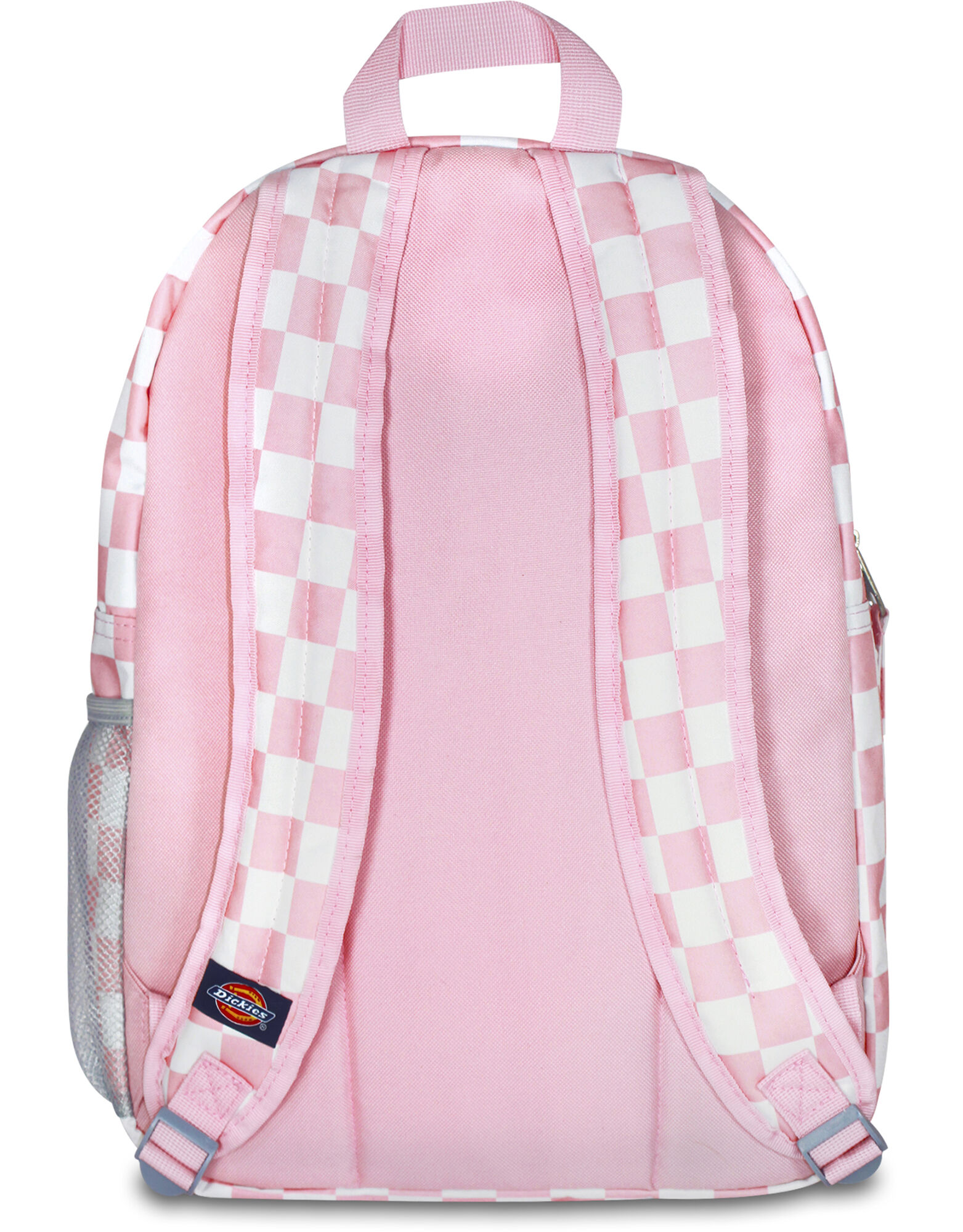 pink plaid backpack