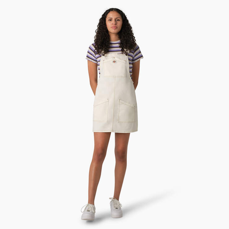 Women Fashion High Waist Blue Long Denim Overall Suspender Skirt Dress, Wish
