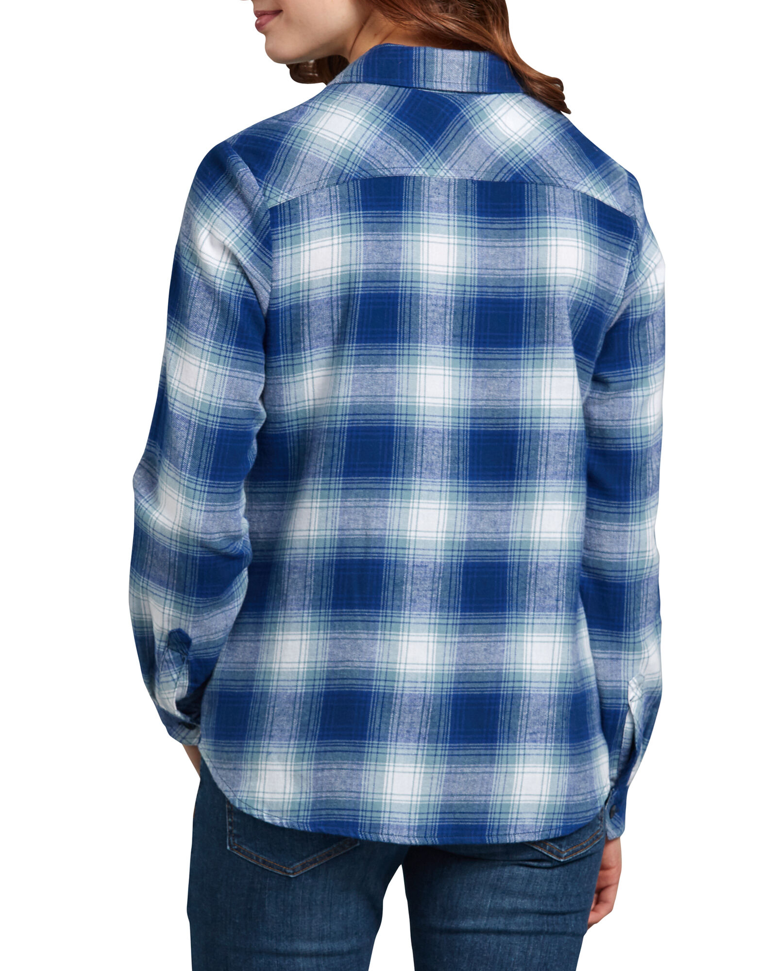 WOMEN'S MADISON DOUBLE-BRUSHED FLANNEL SHIRT