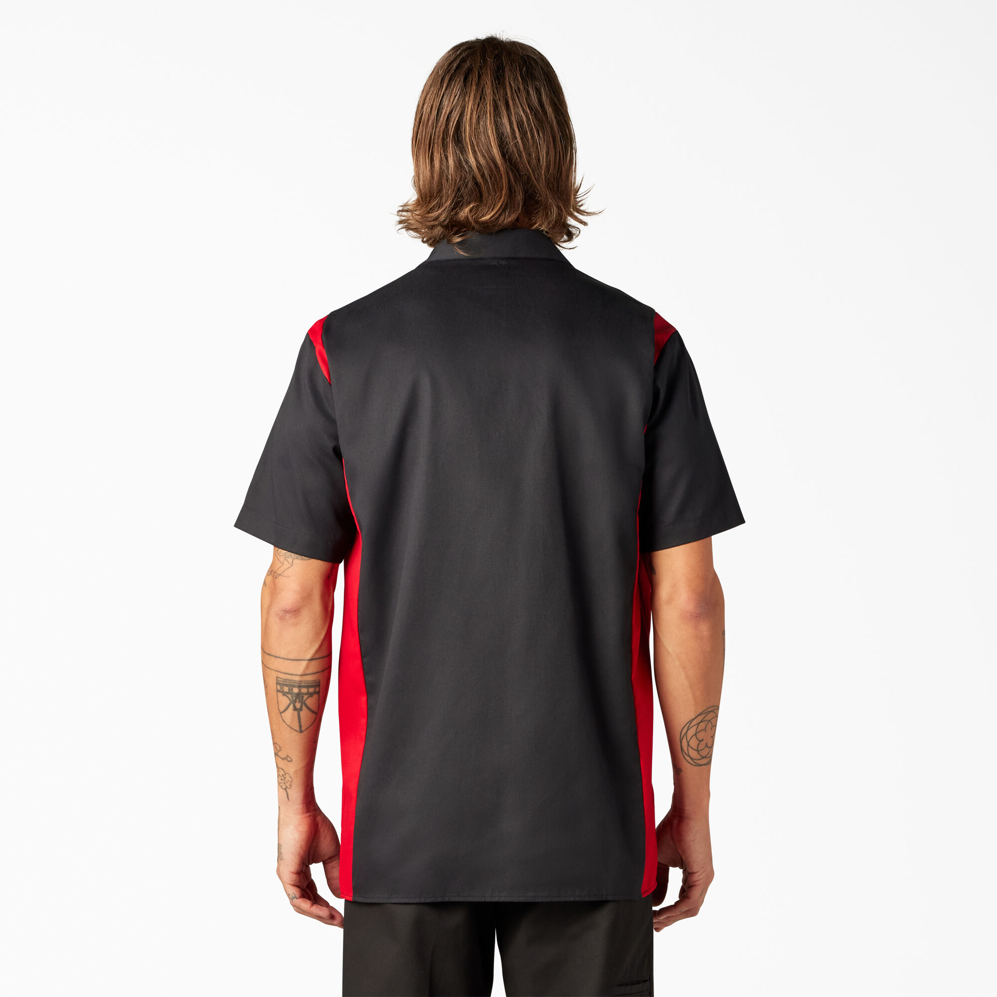 Red dickies clearance work shirt