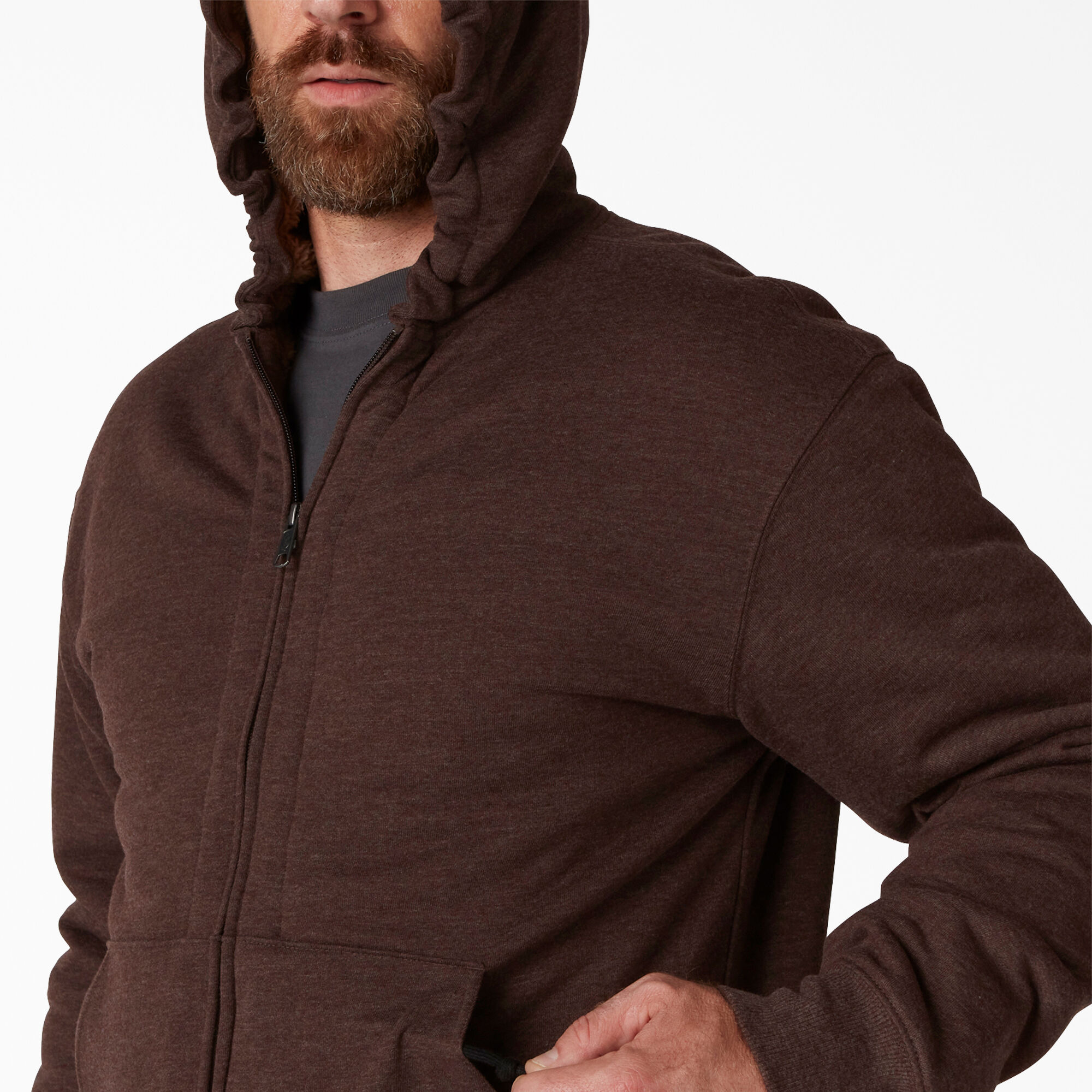 Dickies thermal outlet lined hoodie walmart