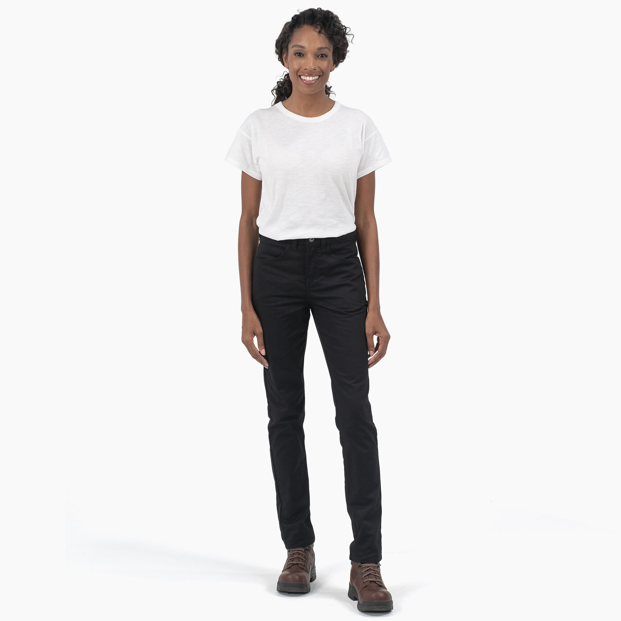 Women's High Rise Skinny Twill Pants