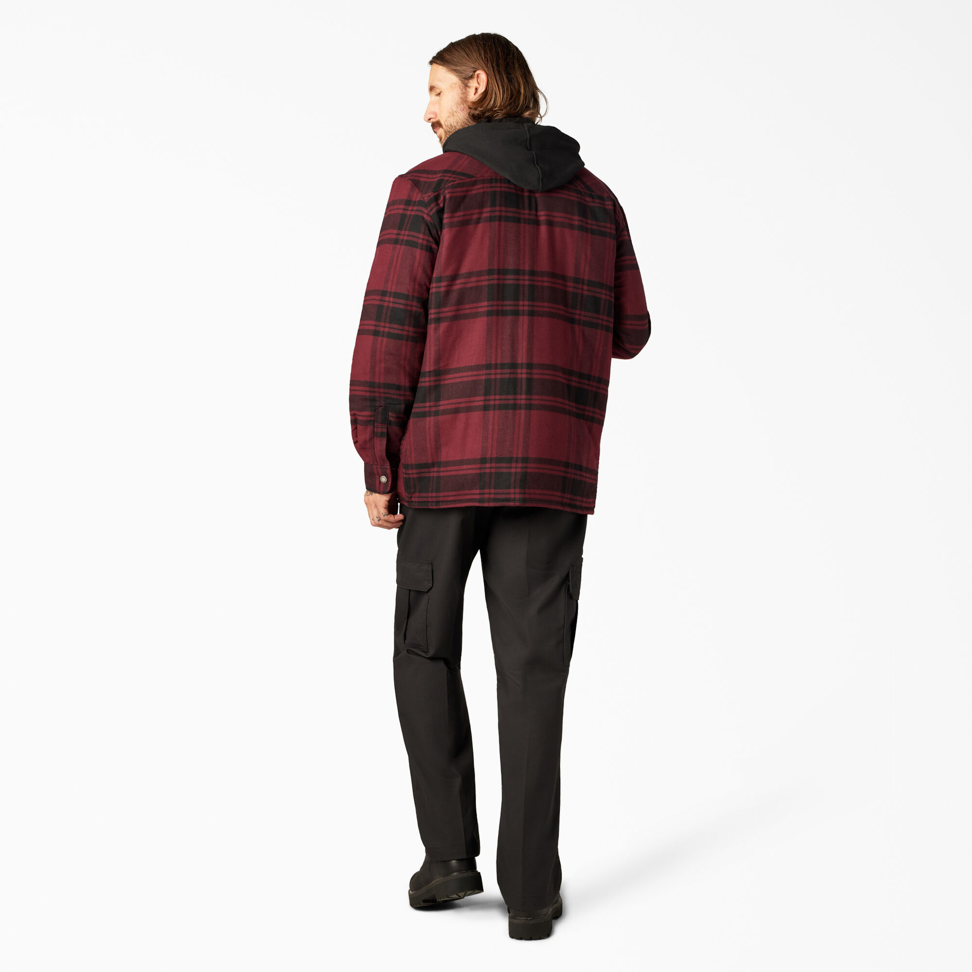 Dickies cheap hooded flannel