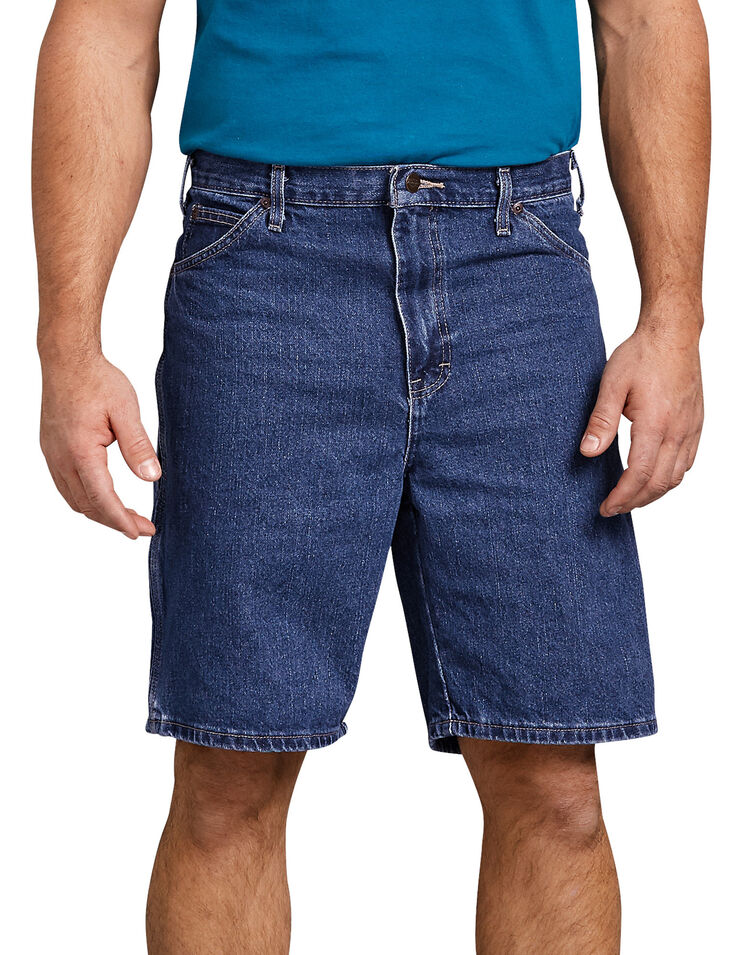 Dickies Stone-Washed Indigo Blue Denim Carpenter Shorts - Men
