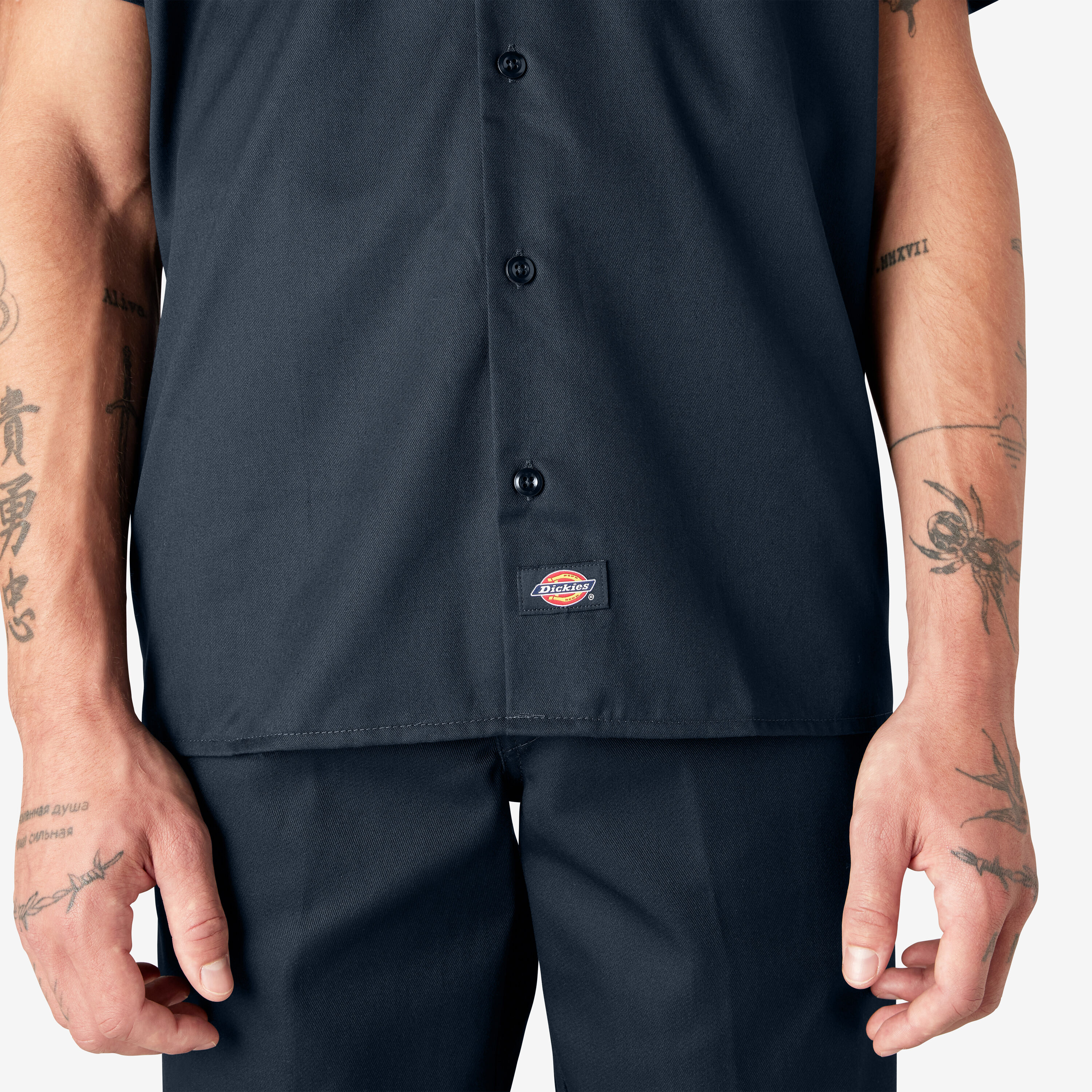 Dickies short deals sleeve work shirt