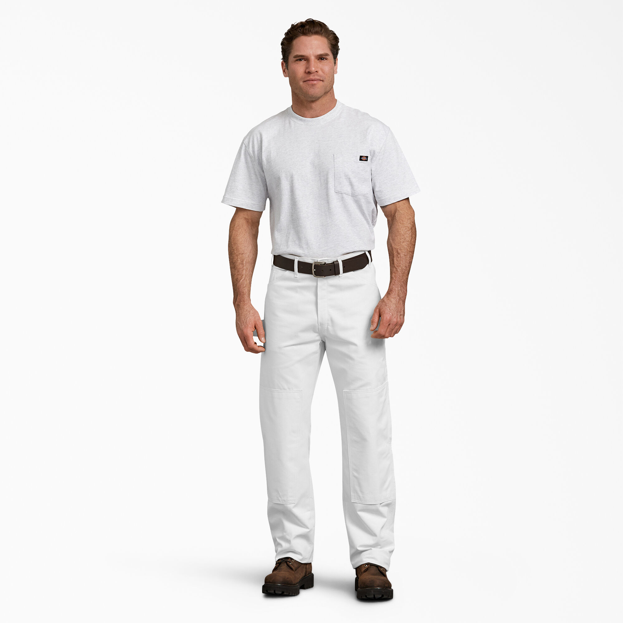 White Jeans for Men | Double Knee Utility | Dickies