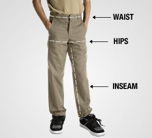 pant size waist length