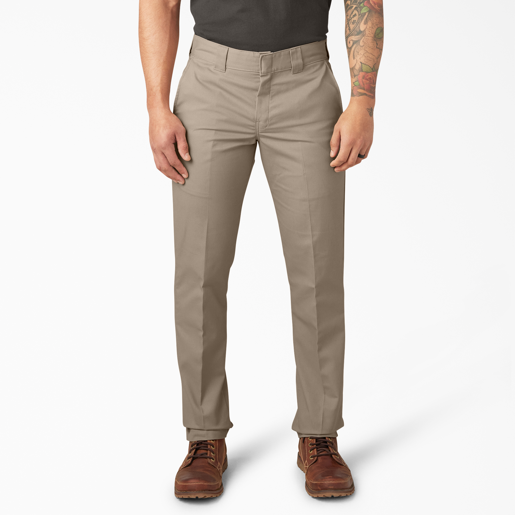 dickies slim taper brown