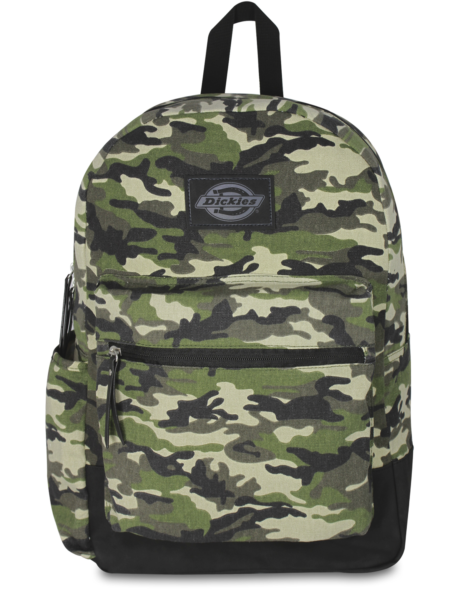 green camo backpack