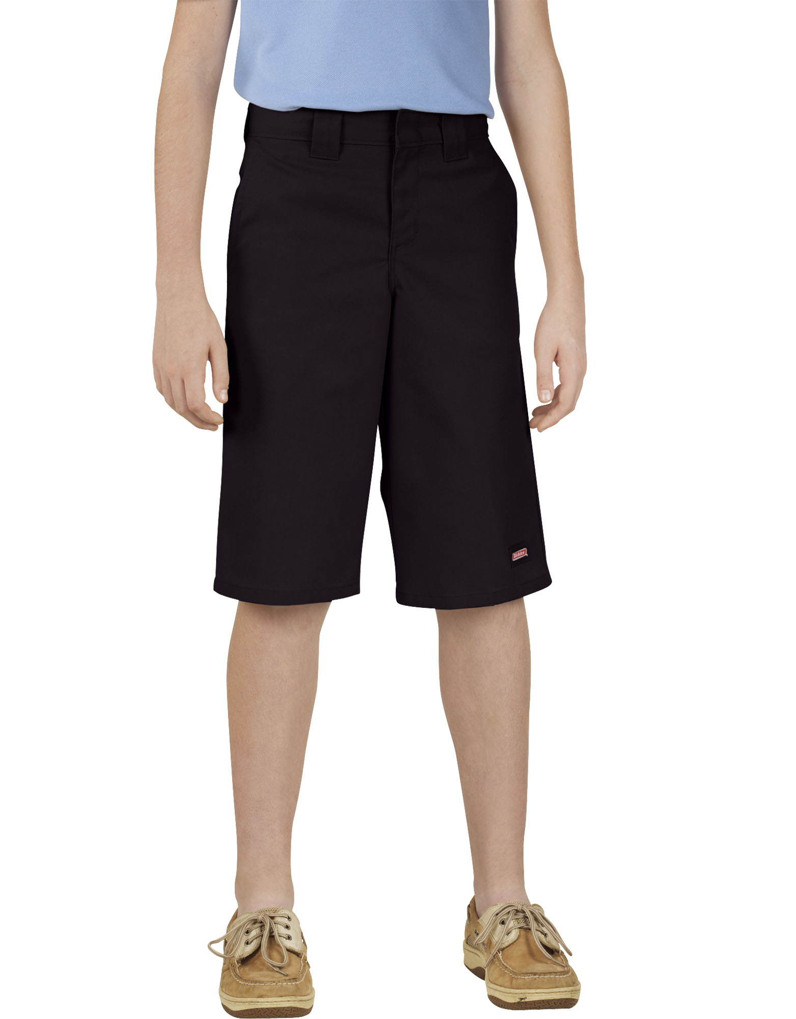 khaki shorts black