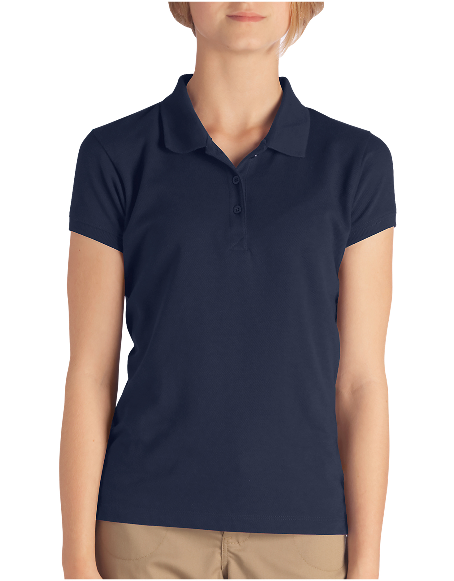 girls blue school polo shirts