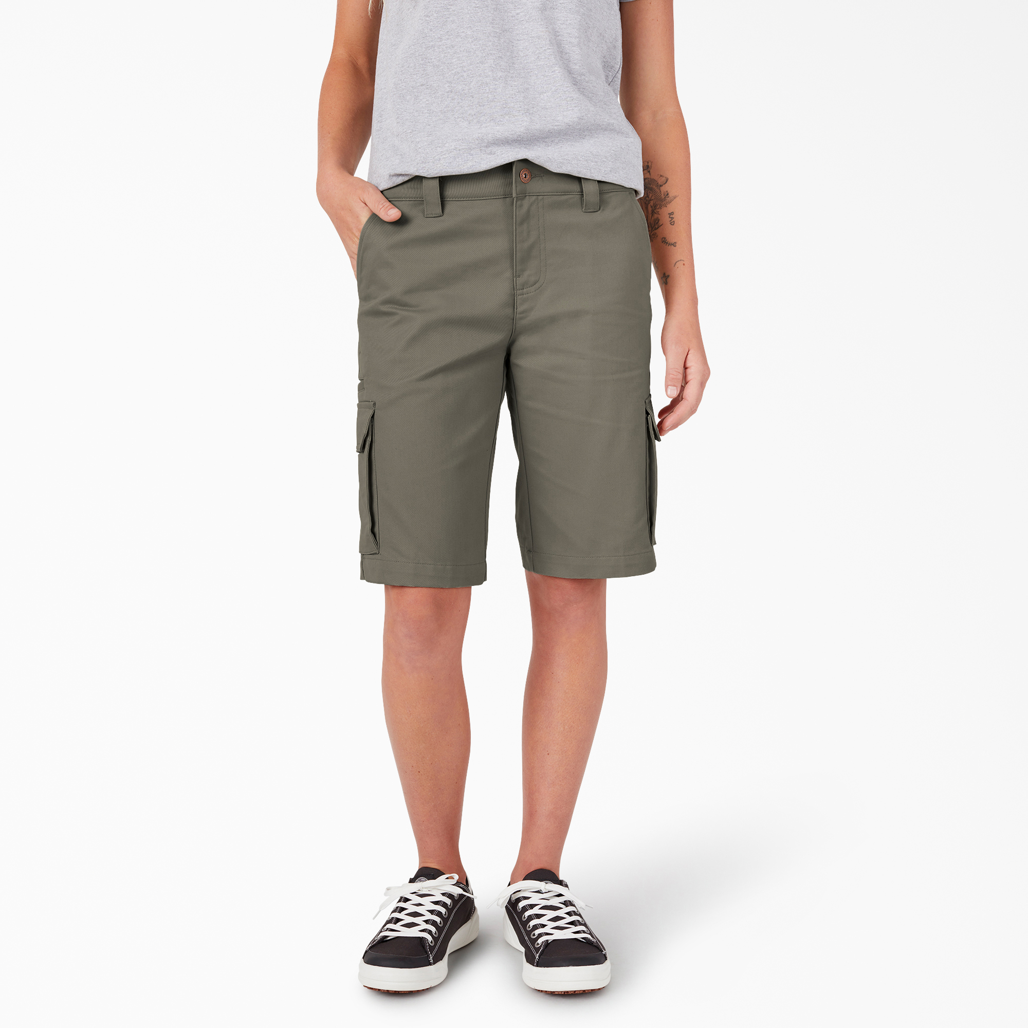 womens cargo work shorts