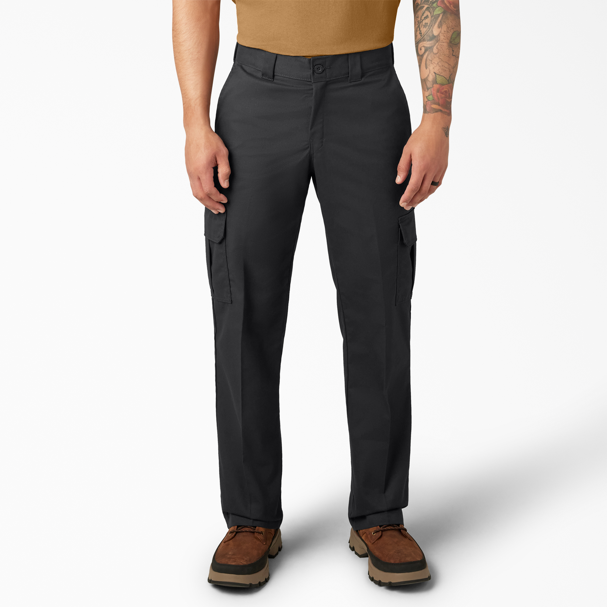 dickies mens loose fit cargo pants