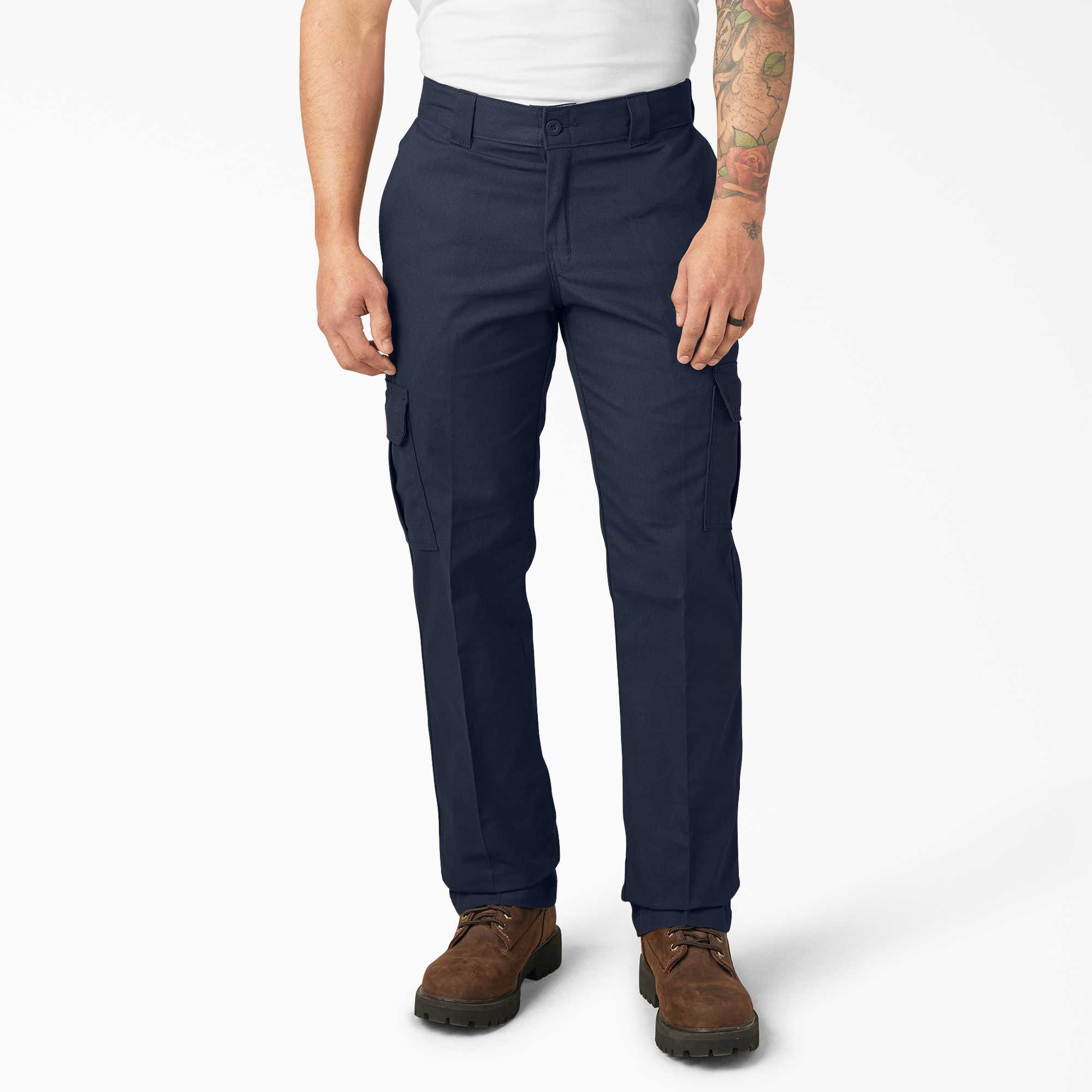 mens cargo pants blue