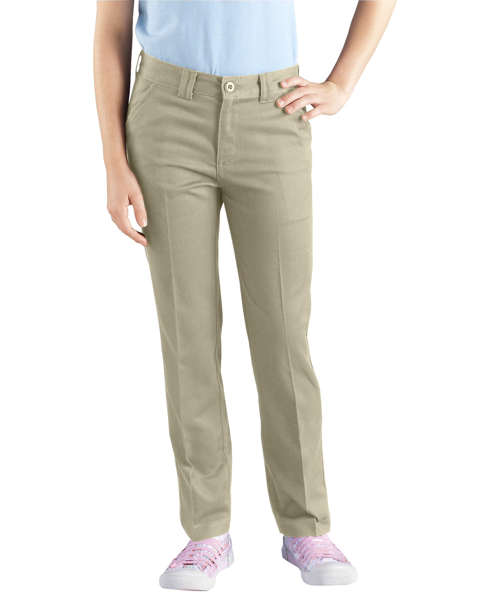 girl school uniform skinny pants