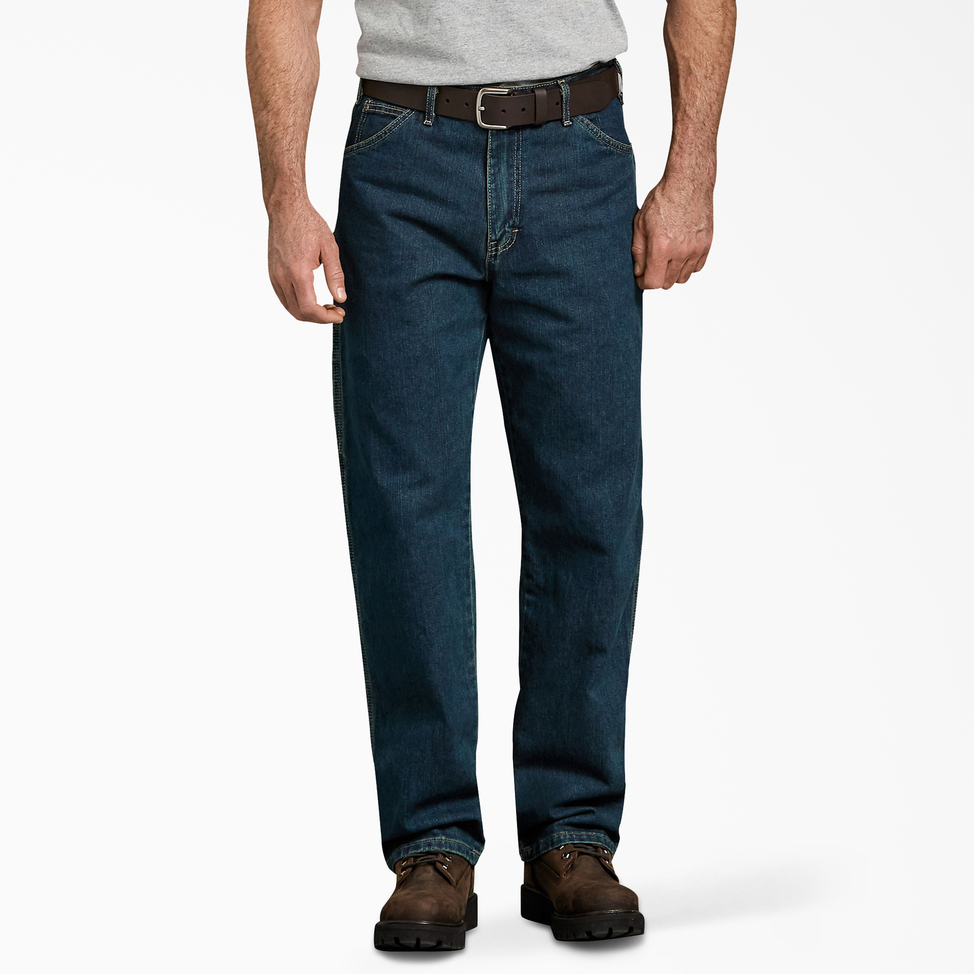 Colonial galdeblæren Tålmodighed Carpenter Jeans for Men - Men's Carpenter Blue Jeans & Denim, Tan Relaxed  Fit Size 30, 36, 38, 42 | Dickies
