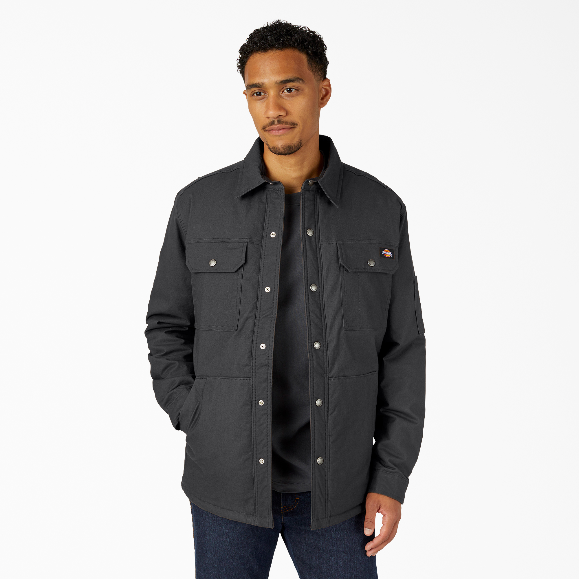 black button up jacket men's