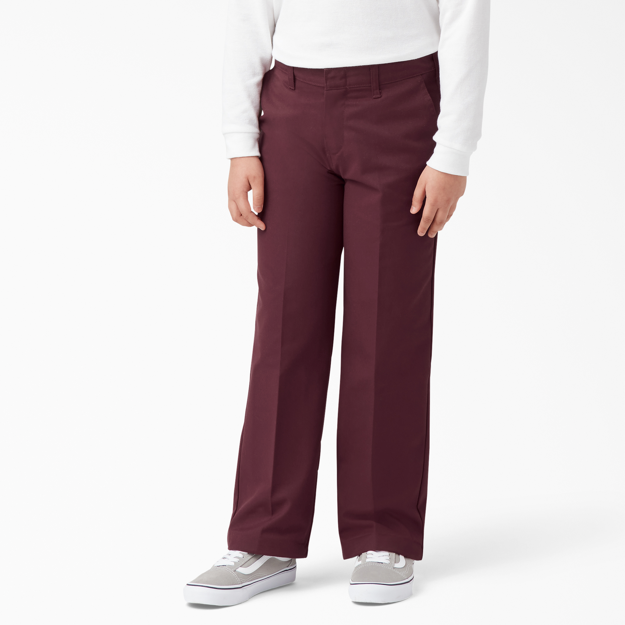 burgundy polo pants