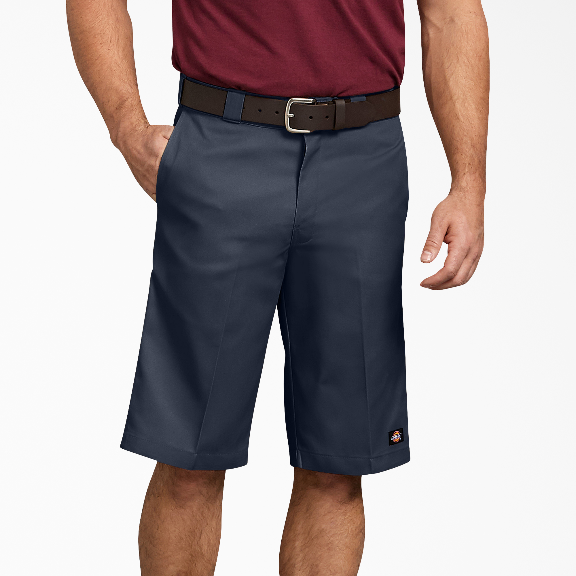 mens navy work shorts