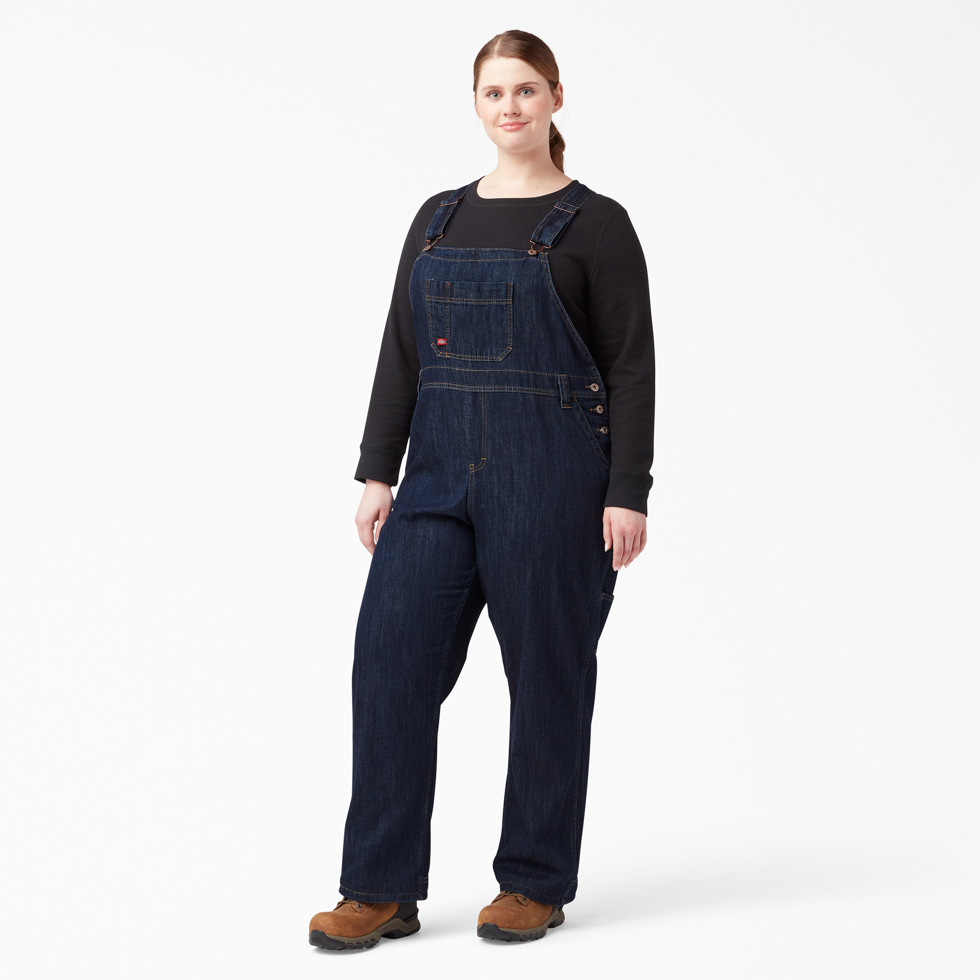 plus size black dickies