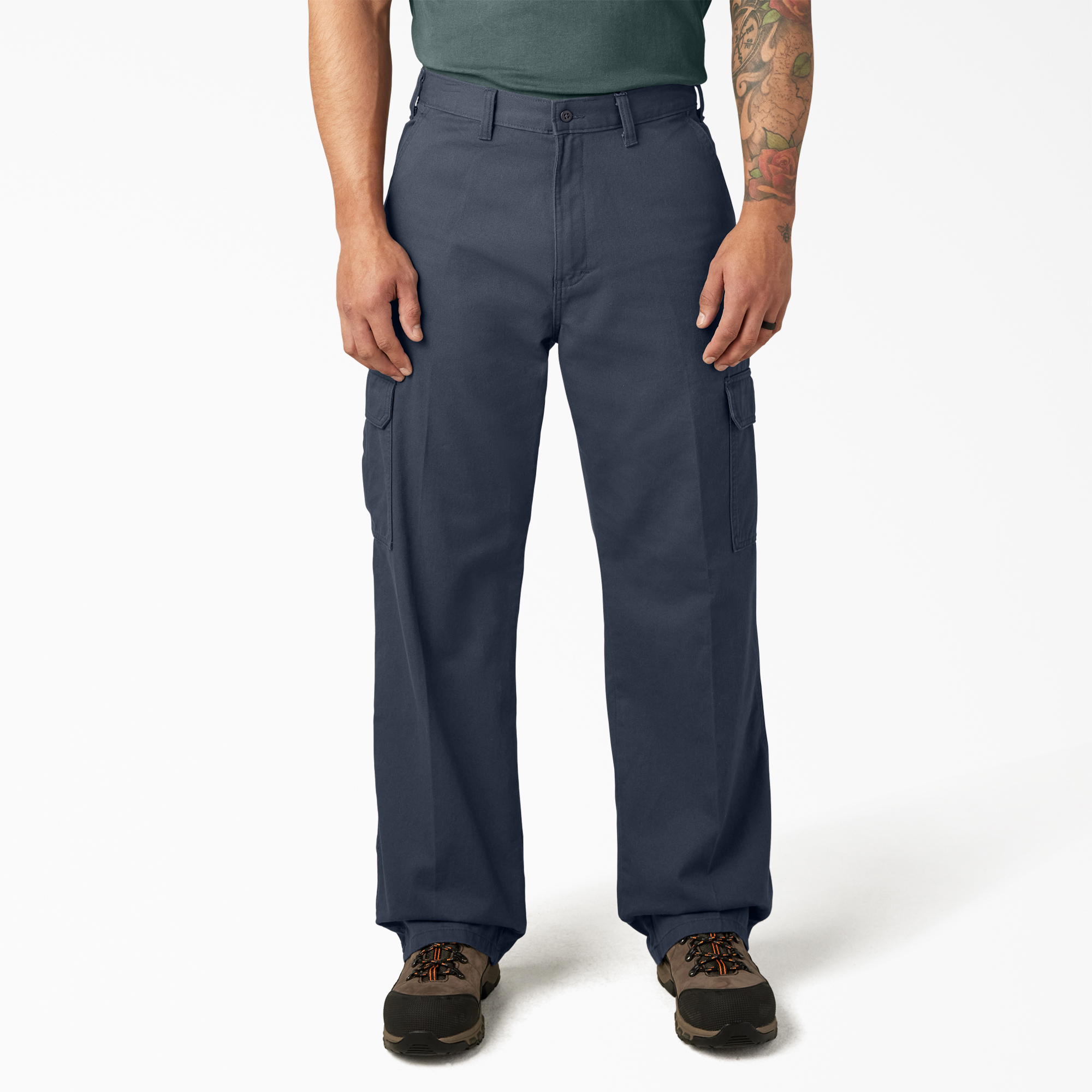 navy blue work cargo pants