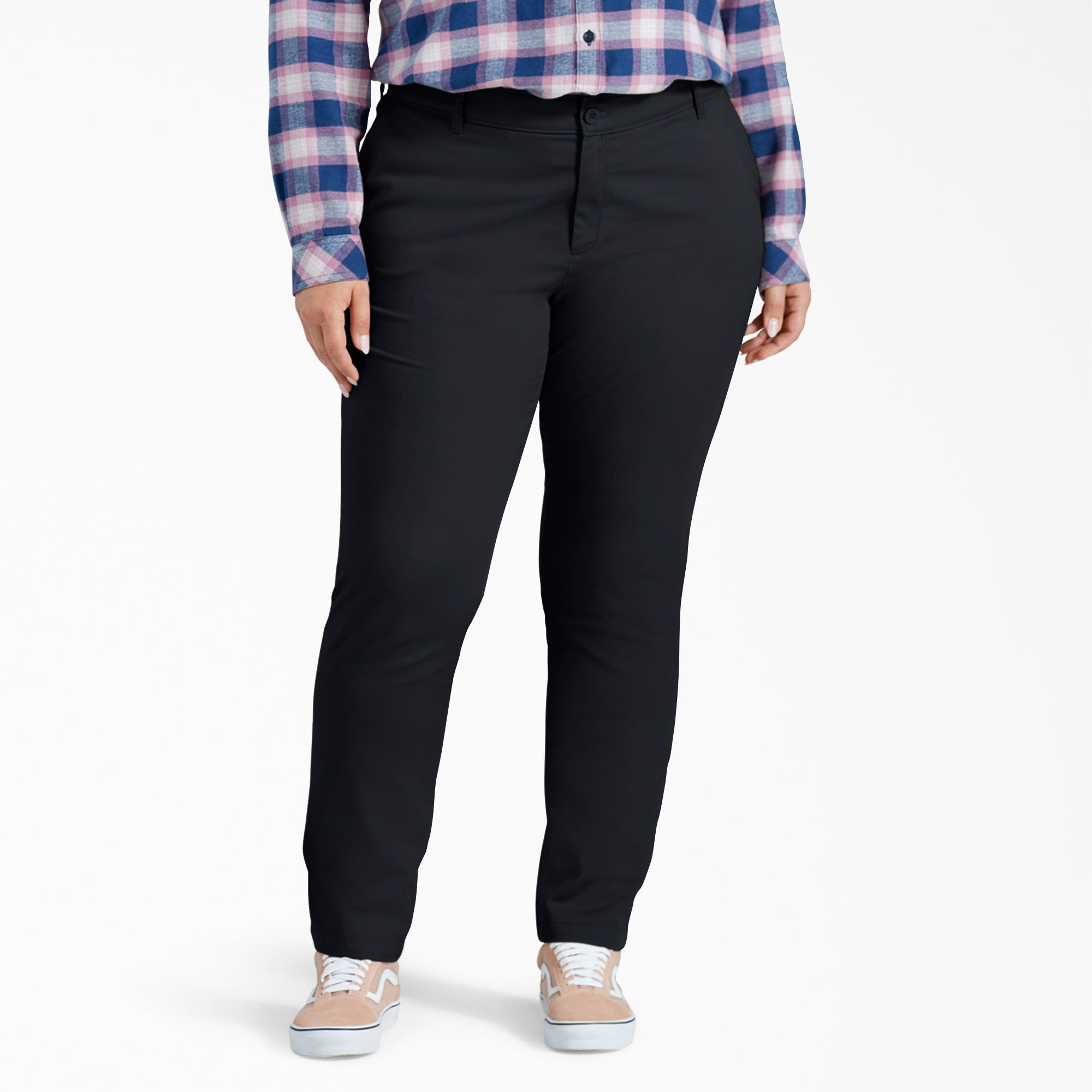 plus size black dickies